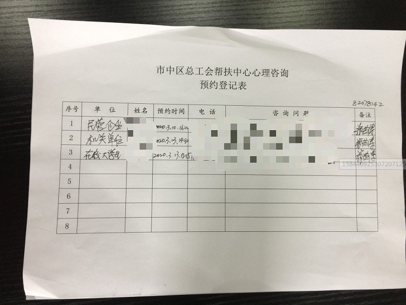 【市中】防疫也要防“抑”—市中区总工会心理咨询服务助力企业复工复产